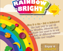 Client February Rainbow Bright Poster