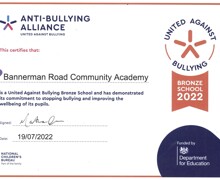 Anti bullying alliance award 2022