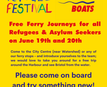 Free Ferry Journeys for refugees on June 19th and 20th 2