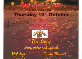 School Disco!  Thursday 12th October