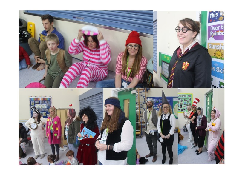 Staff at book day